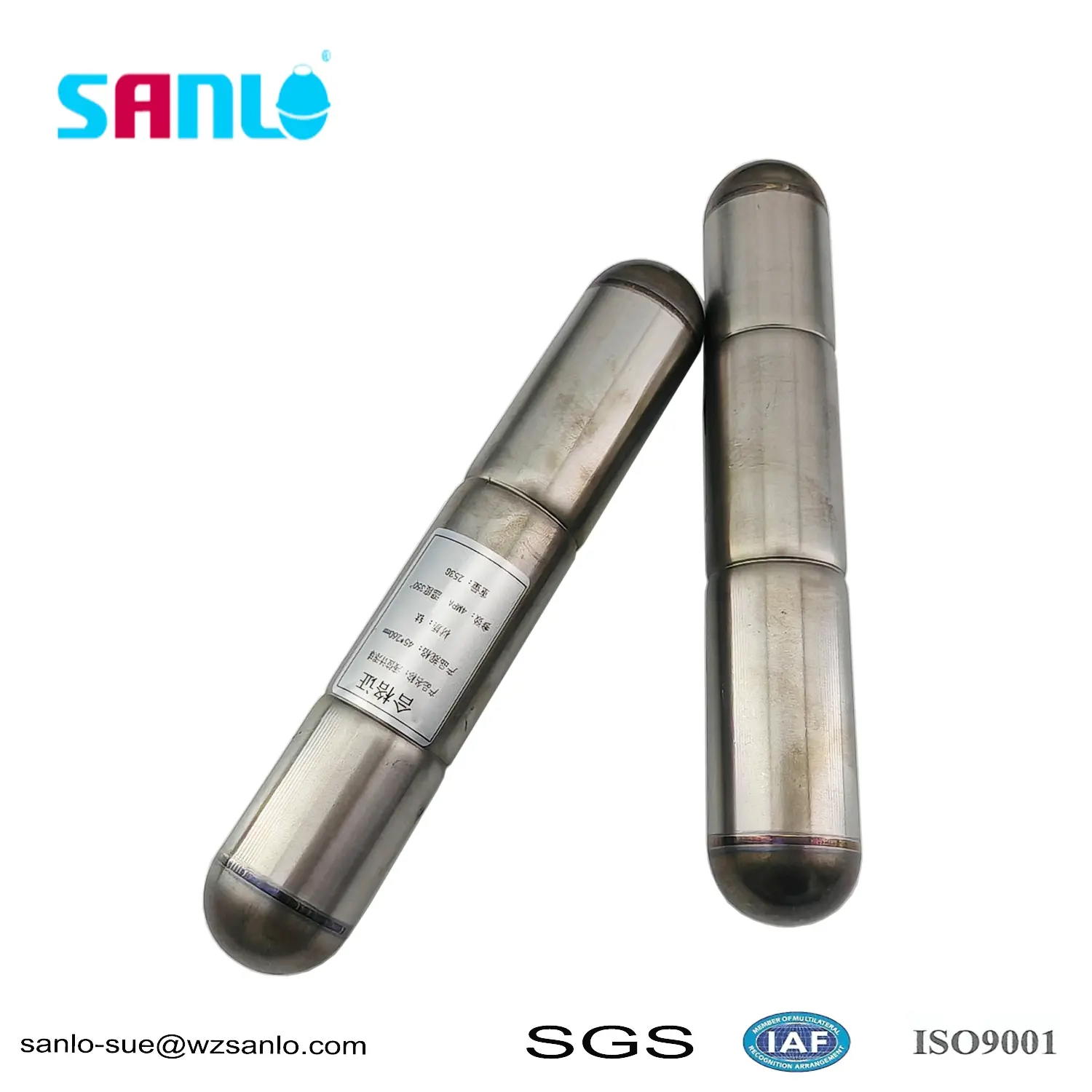 Metalowa, tytanowa pływająca kula 45*260